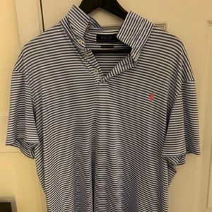 Polo Ralph Lauren Blue White Stripe Polo
